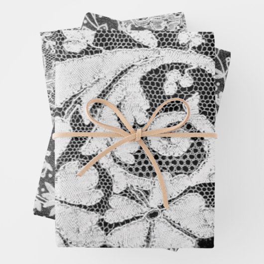 ANTIEK velgbladen voor langlooppapier, reeks 3 Inpakpapier Vel (In situ)