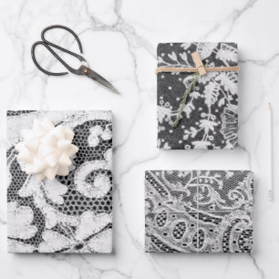 ANTIEK velgbladen voor langlooppapier, reeks 3 Inpakpapier Vel