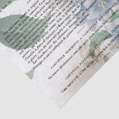 Antiek ventilator Franse boekpagina ontkoppeling Tissuepapier (Detail)