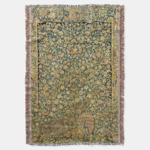 Antiek Verdure Landschap Groen Tapestry Print Deken