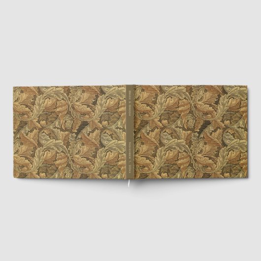 Antiek Victoriaans Warm Autumn laat sparen de Datu Gastenboek (Volledig)