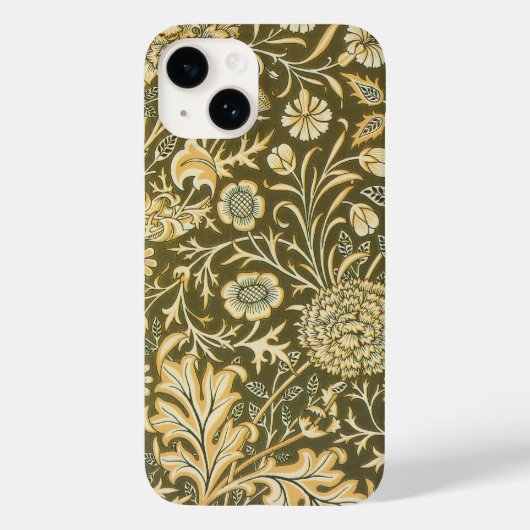 Antiek Victoriaans William Morris Garden Flowers Case-Mate iPhone Case (Achterkant)