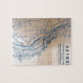 Antiek Vietnamese kaart Legpuzzel (Horizontaal)