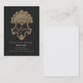 Antiek visitekaartje (Voorkant / Achterkant)