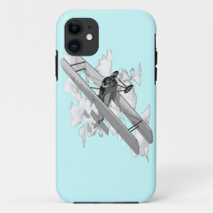 Antiek Vliegtuig iPhone 11 Hoesje