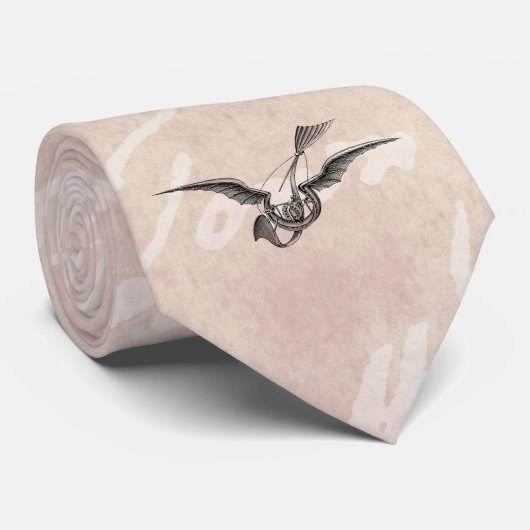 Antiek vliegtuig met  Vliegtuig Stropdas (Opgerold)