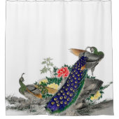 Antiek vredestichtvogel drukt luxe af douchegordijn (Voorkant)