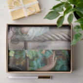  Antiek vrouw scène decoupage Tissuepapier (Geschenk)