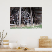 Antiek wagon poster (Keuken)