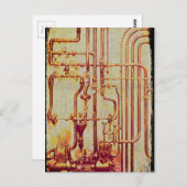 Antiek wandbuizen met stijfheid briefkaart (Voorkant / Achterkant)