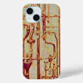 Antiek wandbuizen met stijfheid Case-Mate iPhone case (Achterkant)