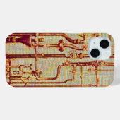 Antiek wandbuizen met stijfheid Case-Mate iPhone case (Achterkant (horizontaal))