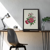 Antiek Waterverf Botanische afdruk Poster