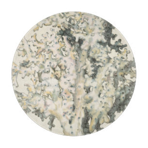 Antiek Waterverf Koraal Snijplank