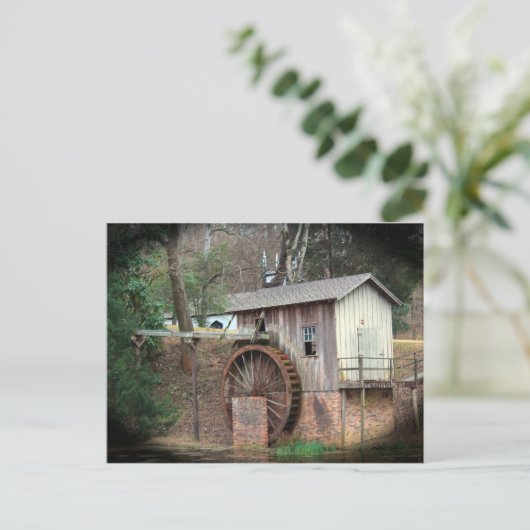 Antiek watervermogen briefkaart (Staand voorkant)