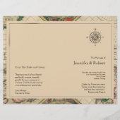 Antiek weddenschap tussen Wereldkaarten (Voorkant)