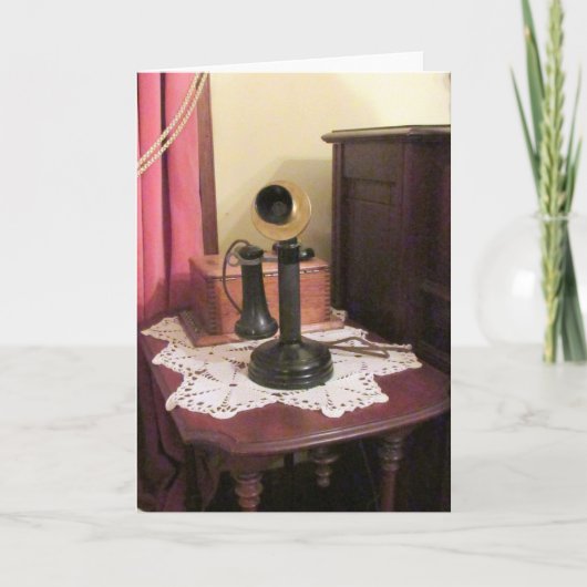 Antiek Wenskaart Kaart (Voorkant)