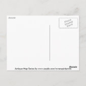 Antiek Wereldkaart Briefkaarten (Achterkant)