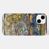 Antiek Wereldkaart Heart Shaped van Peter Apian 15 Case-Mate iPhone Case (Achterkant (horizontaal))