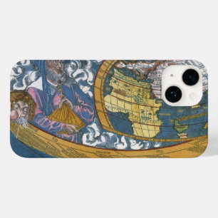 Antiek Wereldkaart met Claudius Ptolemy, 1507 Case-Mate iPhone 14 Hoesje