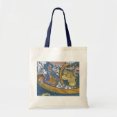 Antiek Wereldkaart met Claudius Ptolemy, 1507 Tote Bag (Voorkant)