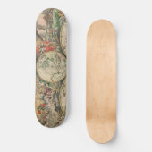 Antiek Wereldkaart Skateboard (Voorkant)