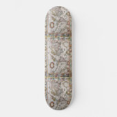 Antiek Wereldkaart skateboards (Voorkant)
