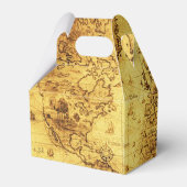 ANTIEK WERELDKAART VII BEDANKDOOSJES (Achterkant)