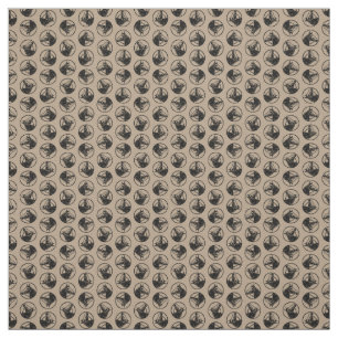 Antiek Westerne HorskopEmblemen DOUANE BG COLOR Stof