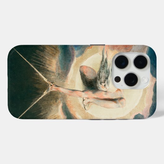 Antiek William Blake Earth Compass Symboliek Case-Mate iPhone Case (Achterkant (horizontaal))