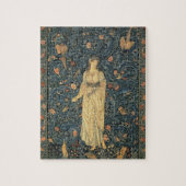 Antiek William Morris Flora Legpuzzel (Verticaal)