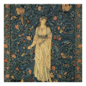 Antiek William Morris Flora Perfect Poster (Voorkant)