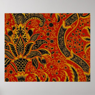 Antiek William Morris India Wallpaper Poster
