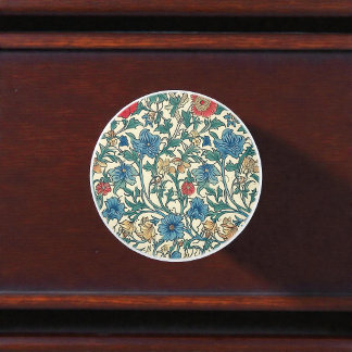 Antiek William Morris Patroon Keramische Knop