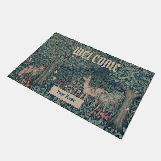 Antiek William Morris Tapestry Deurmat (Schuin)