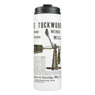 Antiek windenergie The Tuckwood Whitewater Wis 188 Thermosbeker