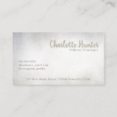 Antiek winkel,  gouden vogelkooi visitekaartje (Achterkant)