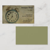 Antiek winkel visitekaartje (Voorkant / Achterkant)
