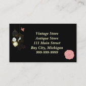 Antiek winkel Visitekaartje (Achterkant)