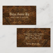 Antiek winkelAntieke  Visitekaartjes (Voorkant / Achterkant)