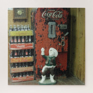 Antiek winkelcowboy legpuzzel