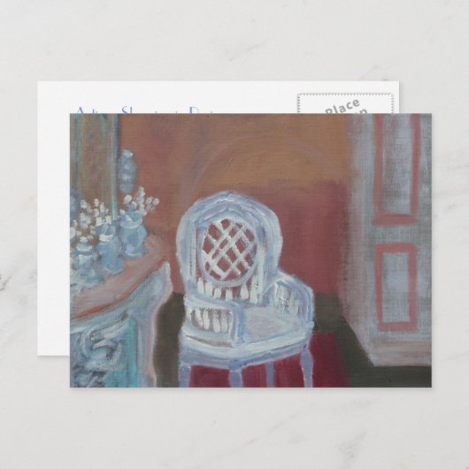 Antiek winkels in Parijs Briefkaart (Voorkant / Achterkant)