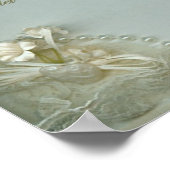 Antiek Wit Weddenschap Poster (Hoek)