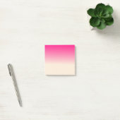 Antiek witte en winterroze gradiëntkleuren post-it® notes (Kantoor)