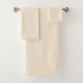 Antiek witte vaste kleur bad handdoek (Insitu)