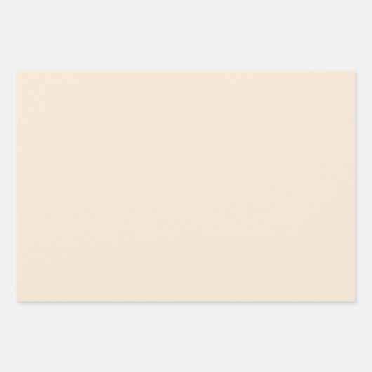 Antiek witte vaste kleur inpakpapier vel (Voorkant 2)