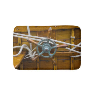 Antiek Wooden Boat Badmat