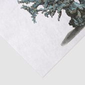 Antiek Zee Koraal Illustratie Tissuepapier (Detail)