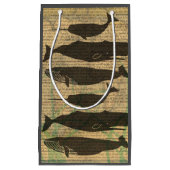 Antiek Zee op walvis Klein Cadeauzakje (Voorkant)