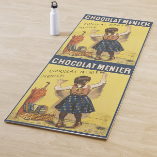 Antieke 1892 Chocolat Menier Franse Meisjes Kunst Yogamat